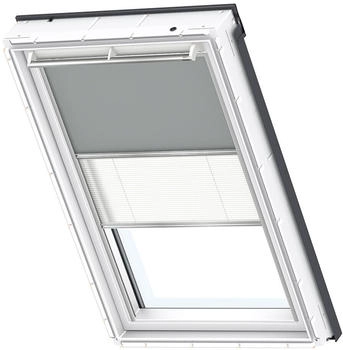 Velux Verdunkelung Plus DFD Manuell Uni Grau/Wei&szlig; 0705 55x98 cm (CK04) GEL