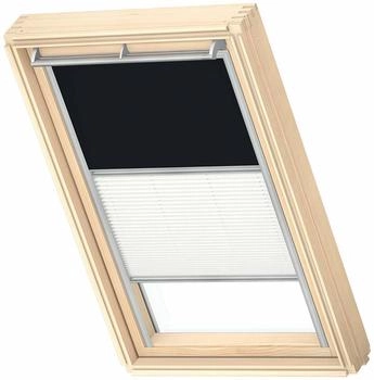 Velux Verdunkelung Plus DFD Manuell Uni Schwarz/Wei&szlig; 3009 94x140 cm (P08) GEL