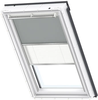 Velux Verdunkelung Plus DFD Manuell Uni Grau/Wei&szlig; 0705 55x78 cm (C02) GEL