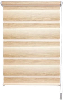 Liedeco Doppelrollo Farbverlauf 120x150cm braun Liedeco Doppelrollo Farbverlauf 120x150cm braun