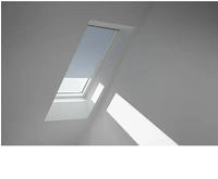 VELUX Verdunklungsrollo "DKL 4576SWL, Farbe himmelblau" verdunkelnd ohne Bohren in