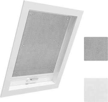 Woltu Thermo Dachfensterrollo 96x115 cm grau