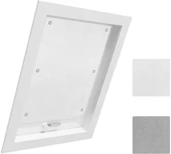 Woltu Dachfensterrollo 76x115cm wei&szlig;