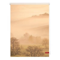 LICHTBLICK ORIGINAL Seitenzugrollo "Klemmfix Motiv Toskana" Lichtschutz ohne Bohren