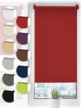 Sonello Seitenzugrollo 80x100cm rot