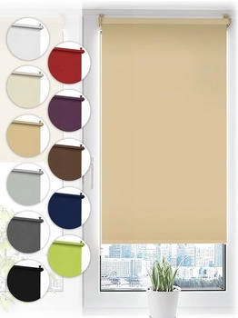 Sonello Seitenzugrollo 70x100cm beige
