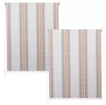 MCW D52 2er-Set 120x230cm Grau-Braun-Orange