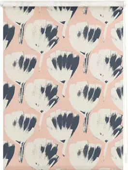 Lichtblick Jumbo Flowers on salmon 120x150cm