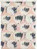 Lichtblick Jumbo Flowers on salmon 120x150cm