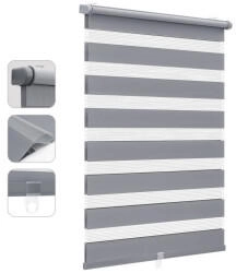 Sekey Duo-Rollo Klemmfix 40x130cm grau