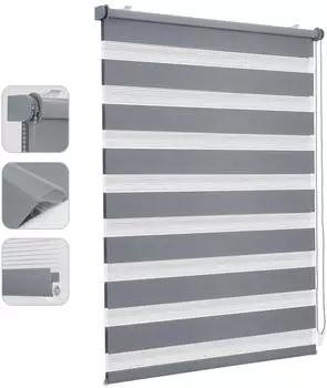 Sekey Doppelrollo 105x150cm grau