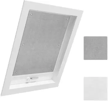 Woltu Dachfensterrollo 76x115cm (DAR002-07) grau