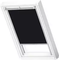 VELUX Verdunklungsrollo "DKL 3009S" verdunkelnd ohne Bohren in F&uuml;hrungsschienen