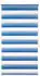K-home Farbverlauf 125x150cm blau-weiß (93350816-0)