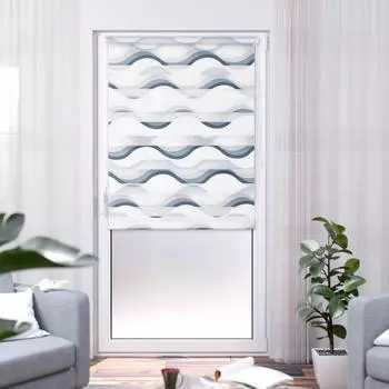 K-home Wellen-Design 100x200cm grau (17631965-0)