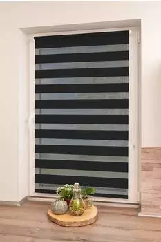 K-home Maringa Klemmfix 105x150cm schwarz (58477921-26)