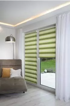 K-home Farbverlauf 75x150cm gr&uuml;n-wei&szlig; (14147444-0)