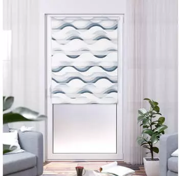 K-home Wellen-Design 120x200cm grau (53310802-0)