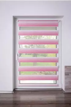 K-home Farbverlauf 85x200cm pink-wei&szlig; (98970827-0)