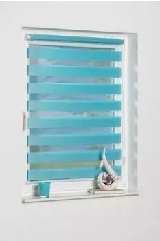 K-home Maringa Klemmfix 50x150cm eisblau (26876007-2)