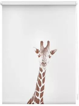 Lichtblick Giraffe 120x150cm wei&szlig;-braun