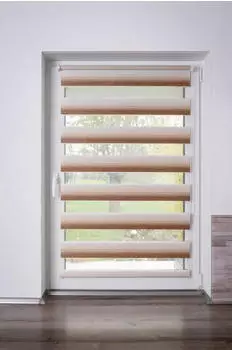 K-home Farbverlauf 55x200cm beige-wei&szlig; (51450562-0)