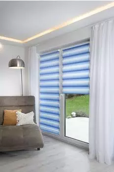 K-home Farbverlauf 65x150cm blau-wei&szlig; (63648915-0)