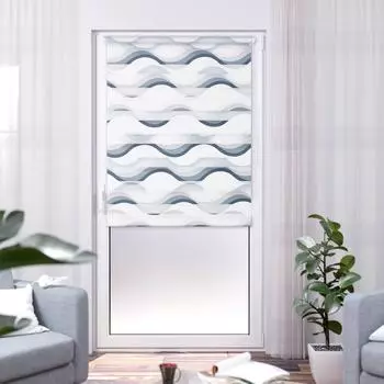 K-home Wellen-Design 40x150cm grau (74770215-0)