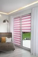 K-HOME Doppelrollo "mit sch&ouml;nen Farbverlauf" Lichtschutz ohne Bohren...