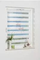Doppelrollo Delphi, K-HOME, Lichtschutz, ohne Bohren, Klemmfix, im Fixma&szlig; braun 70