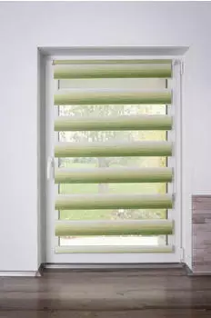 K-home Farbverlauf 65x200cm gr&uuml;n-wei&szlig; (76535517-0)