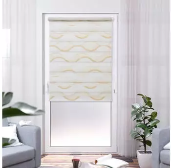 K-home Wellen-Design 100x200cm beige (16926524-0)