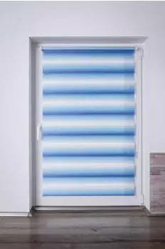 K-home Farbverlauf 45x200cm blau-wei&szlig; (35763848-0)