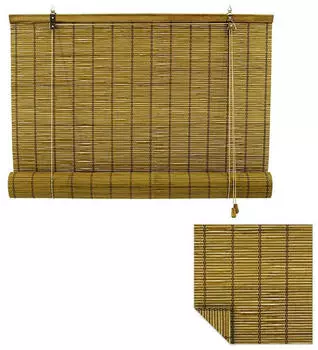 Victoria M. Schraub-Bambusrollo 60x160cm braun