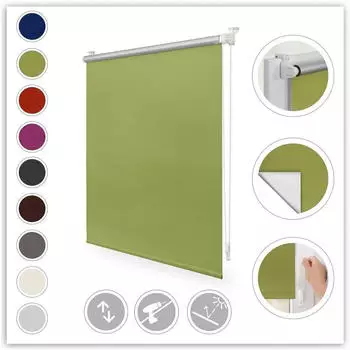 Lichtblick Thermo-Rollo 60x220cm gr&uuml;n