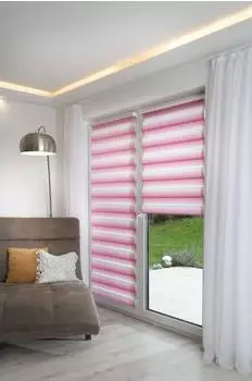 K-home Farbverlauf 40x150cm pink-wei&szlig; (61153663-0)