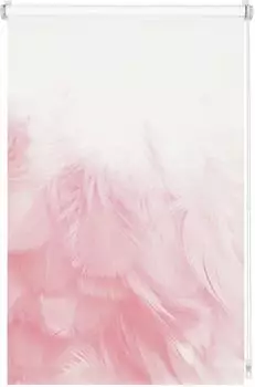 Gardinia Easyfix-Rollo 90x150cm rosa/wei&szlig;