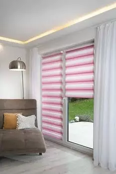 K-home Farbverlauf 85x150cm pink-wei&szlig; (85612451-0)