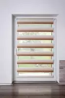 K-HOME Doppelrollo "mit sch&ouml;nen Farbverlauf" Lichtschutz ohne Bohren...