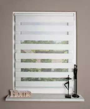 Albert Roller Zebra 100x150cm wollwei&szlig;