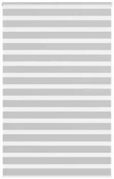 vidaXL Doppelrollo hellgrau 140x230cm, Polyester (4014503)