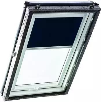 Roto ZRV Verdunkelungsrollo 114x118cm blau, Aluminiumschiene (ZRV M 114/118 R4R7 AV22)