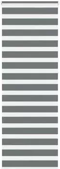 vidaXL Doppelrollo dunkelgrau 85x230cm, Polyester (4014180)