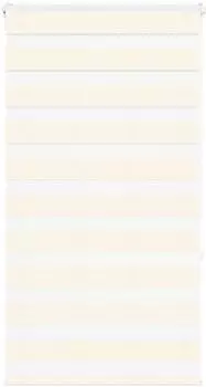 vidaXL Doppelrollo marmorbeige 70x150cm, Stoffbreite 65,9cm, Polyester (4014645)