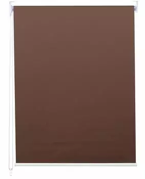 Mendler HWC-D52 Fensterrollo Seitenzug Verdunkelung blickdicht, 70x230cm, braun (63404)