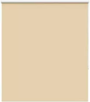 vidaXL Verdunkelungsrollo beige 120x130cm, Stoffbreite 116,6cm (4010716)