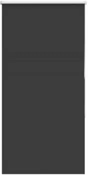 vidaXL Verdunkelungsrollo schwarz 85x150cm, Polyester (4010865)