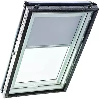 Roto ZRV Verdunkelungsrollo hellgrau 94x118cm, Baureihe R4/R7 und Classic 43/73 (ZRV M 094/118 R4R7 AV05)