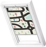 VELUX Verdunklungsrollo "DKL 4655S" verdunkelnd ohne Bohren in F&uuml;hrungsschienen