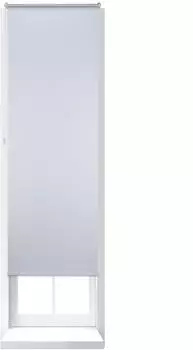 Relaxdays Thermo-Verdunklungsrollo Klemmfix, wei&szlig;, 70x210cm (10023760_733)